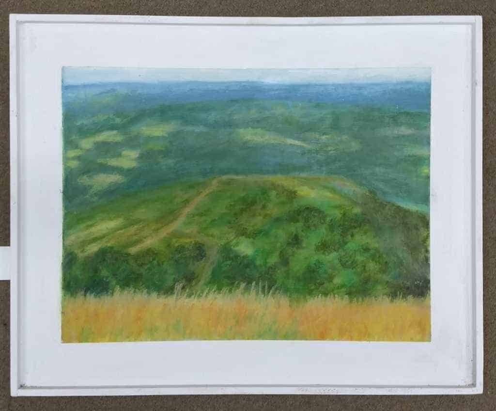David E Jeffreys Atmosphere of Malvern hills £450 75 x 60